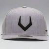 Unisex Grey Wool Snapback by FitiqueFit