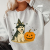 Halloween Witchy Dogs Shirt or Sweatshirt – Cute Unisex Fall Graphic Tee, Relaxed Fit - Part2 by Dog Mom Hat