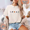 Halloween Icons Comfort Colors Shirt – Pumpkin & Ghost Fall Tee by Adorb Custom Tees