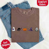 Halloween Icons Comfort Colors Shirt – Pumpkin & Ghost Fall Tee by Adorb Custom Tees