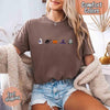 Halloween Icons Comfort Colors Shirt – Pumpkin & Ghost Fall Tee by Adorb Custom Tees