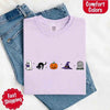Halloween Icons Comfort Colors Shirt – Pumpkin & Ghost Fall Tee by Adorb Custom Tees