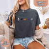Halloween Icons Comfort Colors Shirt – Pumpkin & Ghost Fall Tee by Adorb Custom Tees