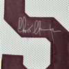 Framed Autographed/Signed Chris Hanburger 35x39 HOF 2011 Washington White Football Jersey JSA COA