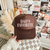Dad's Favorite Trucker Hat by Hey Jude Graphic Tees