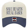 Save Hearts Steal Bases Trucker Hat by Hey Jude Graphic Tees