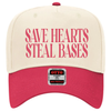 Save Hearts Steal Bases Trucker Hat by Hey Jude Graphic Tees