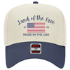 Land Of The Free Trucker Hat by Hey Jude Graphic Tees