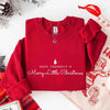 Have Yourself a Merry Christmas Sweatshirt Holiday Crew Neck Gift by Adorb Custom Tees