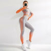 Women's Seamless Yoga Set Long Sleeve