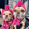 Autumn Winter Warm Knitted Pet Hats With Fluffy Ball by Furr Baby Gifts
