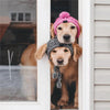 Autumn Winter Warm Knitted Pet Hats With Fluffy Ball by Furr Baby Gifts