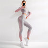 Women's Seamless Yoga Set Long Sleeve