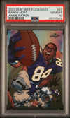 Graded 2023 Leaf Web Exclusives Randy Moss #67 Anime Nation #/264 Football Card PSA 10 Gem Mint