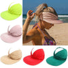 Women Sun Visor Summer Hat Women Anti-ultraviolet Hat Women's Elegant Simple Hat Classic Women's Hat Hollow Top Hat Elastic Hollow Top Hat Outdoor Quick-drying Sun Hat Summer Beach Hat by Stevvex