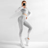 Women's Seamless Yoga Set Long Sleeve