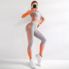 Women's Seamless Yoga Set Long Sleeve