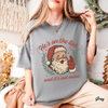 'He's On The List' Santa Claus Christmas T-Shirt by Dog Mom Hat
