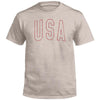 USA Collegiate Solid White (Front) by Shield Republic