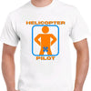 Helicopter Pilot T-Shirt – Funny Aviation Tee for Men, Great Gift for Pilots & Flight Enthusiasts by Dog Mom Hat