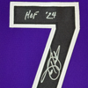 Framed Autographed/Signed Todd Helton HOF 24 35x39 Colorado Purple Baseball Jersey Tristar COA by Hall of Fame Sports Memorabilia