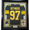 Framed Autographed/Signed Cameron Heyward 35x39 Pittsburgh Color Rush Football Jersey Beckett BAS COA
