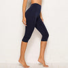 Casual Women's Yoga Pants Gym Fitness Sports Cropped Leggings Pocket Slim Pants Female Solid Color Women's Seamless Scrunch Legging Workout Leggings For Women Lift Tight Gym Yoga Home Pants by Stevvex