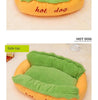 Hot Dog Shaped Pet Bed