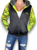 Hi-Vis Camo HEAVY ZIP FLEECE HOODIE by Luckless Outfitters