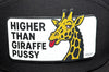 Higher Than Giraffe Pussy | 7 Panel Canvas Patch Snapback by Luckless Outfitters