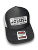 Hotter Than 2 Rats Fuckin' In A Wool Sock Trucker Hat by Luckless Outfitters
