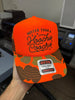 Hotter Than A Hoochie Coochie Trucker Hat by Luckless Outfitters