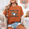 Houston I Have So Many Problems Raccoon Comfort Colors T-Shirts by Adorb Custom Tees