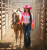 Howdy Lightning Zip Rodeo Shirt by Neon Spur