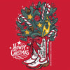Howdy Christmas on Red Southern Couture Classic Long Sleeve Tee by DoodleBug's