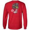 Howdy Christmas on Red Southern Couture Classic Long Sleeve Tee by DoodleBug's