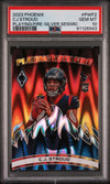 Graded 2023 Panini Phoenix CJ Stroud #PWF2 Playing With Fire Silver Seismic Rookie RC Football Card PSA 10 Gem Mint