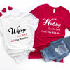 Hubby & Wifey Definition Couple T-shirt by Adorb Custom Tees