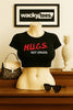 Hugs Not Drugs Retro Dare To 90s Style Funny Graphic Tee Shirt by MyWackyTees