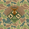 Seamhead Hunting Club HyperMAX Short Sleeve Camo Baseball Hoodie by Seamhead Swag