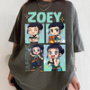 Huntrix Demon Hunter Zoey Chibi T-Shirt – Kpop Fan Merch by Dog Mom Hat