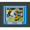 Framed Autographed/Signed Aidan Hutchinson Detroit Lions 16x20 Football Photo Beckett BAS COA