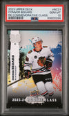 Graded 2023 Upper Deck Connor Bedard #RC21 Rookie Commemorative Class Rookie RC Hockey Card PSA 10 Gem Mint