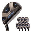 Lazrus Golf 13 pc Set - Driver, 3 Wedges Set, Hybrids (4-PW), Putter & Bag (optional)