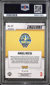 Graded 2024 Panini Instant WNBA Angel Reese #87 Jungle #/25 Rookie RC Basketball Card PSA 9 Near Mint