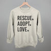 Rescue Adopt Love by Ivy + Cloth
