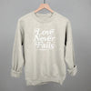 Love Never Fails by Ivy + Cloth