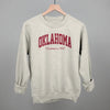 Oklahoma Varsity Arch (Red) by Ivy + Cloth
