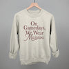 On Gamedays, We Wear Maroon (Maroon) by Ivy + Cloth