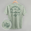 All Booked For Christmas Wreath (Back Print)